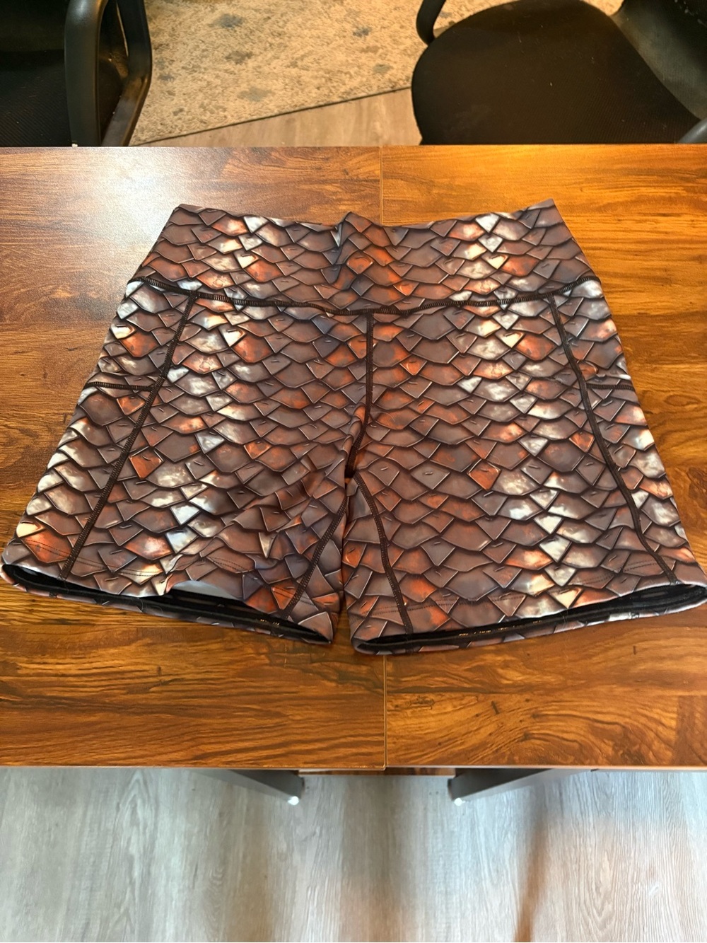 CVG Ironclad Shorts XL 5” Inseam Dragon Scale Print
